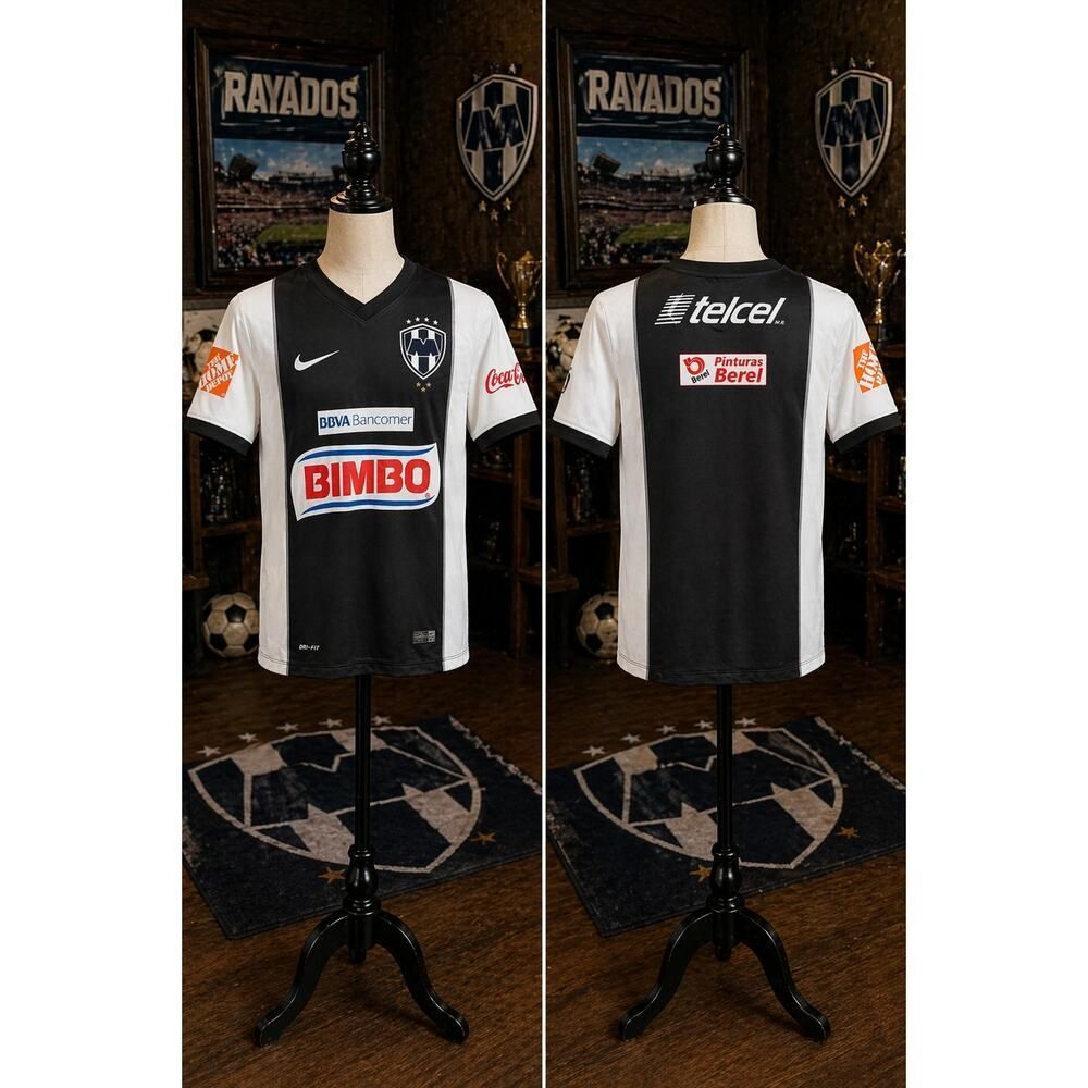 Nike Rayados Monterrey Youth Large Soccer Jersey Dri-Fit Liga MX Sz L
